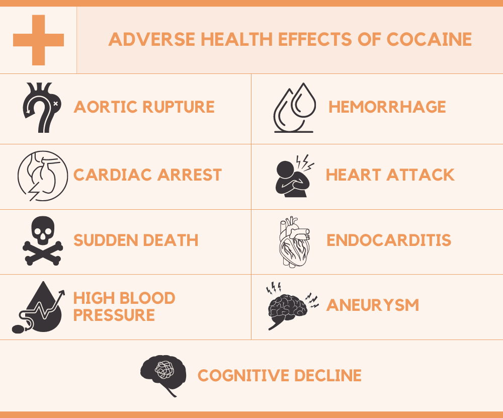 adverse health effects of cocaine